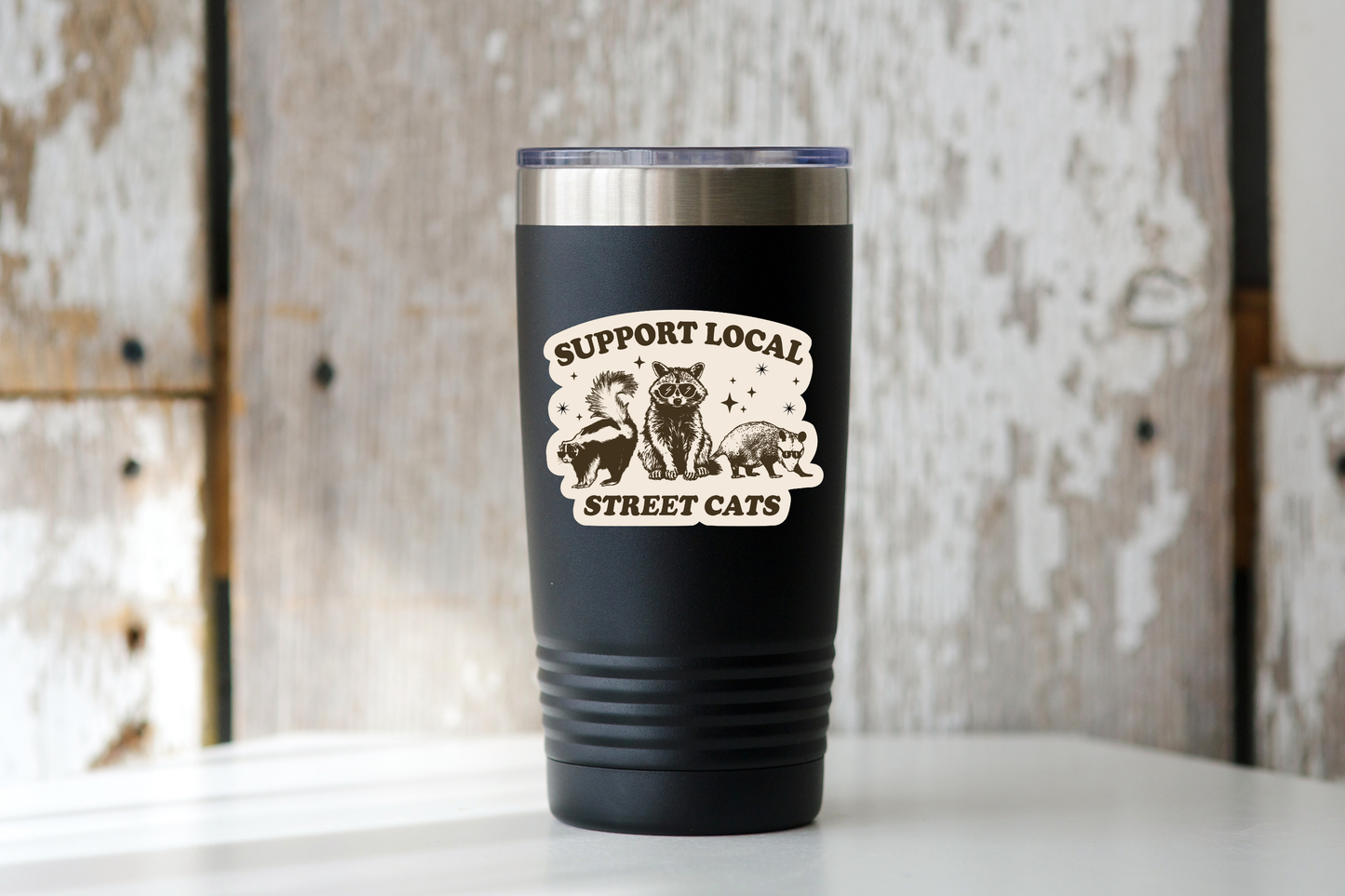 Support Local Street Cats Sticker