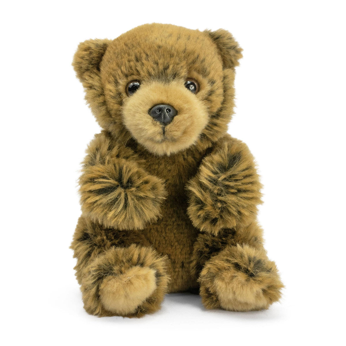 Living Nature Sitting Brown Bear Plush Stuffed Animal Toy