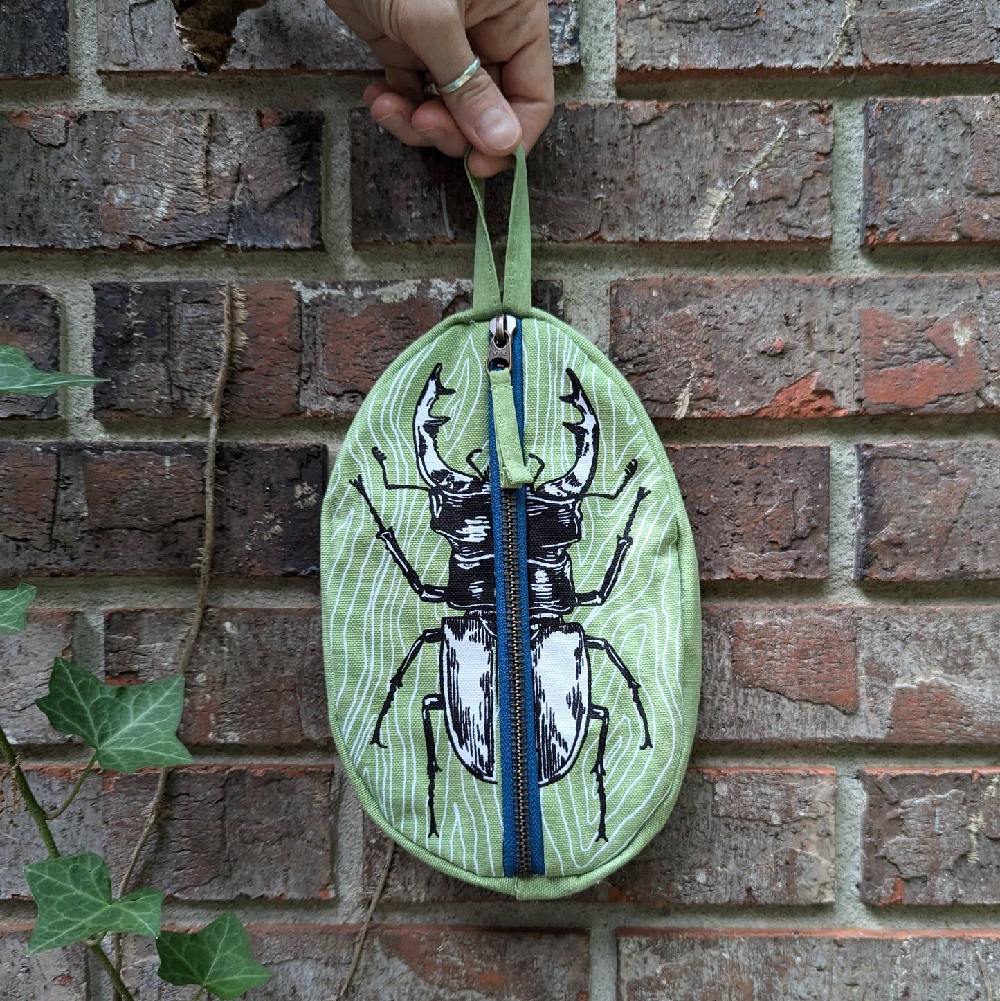 Zippered pouch | Stag Beetle