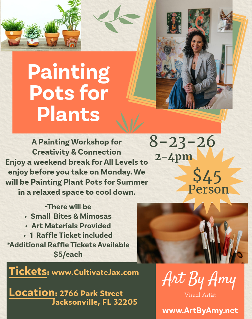 Painting Pots for Plants Workshop | August 23rd 2-4pm