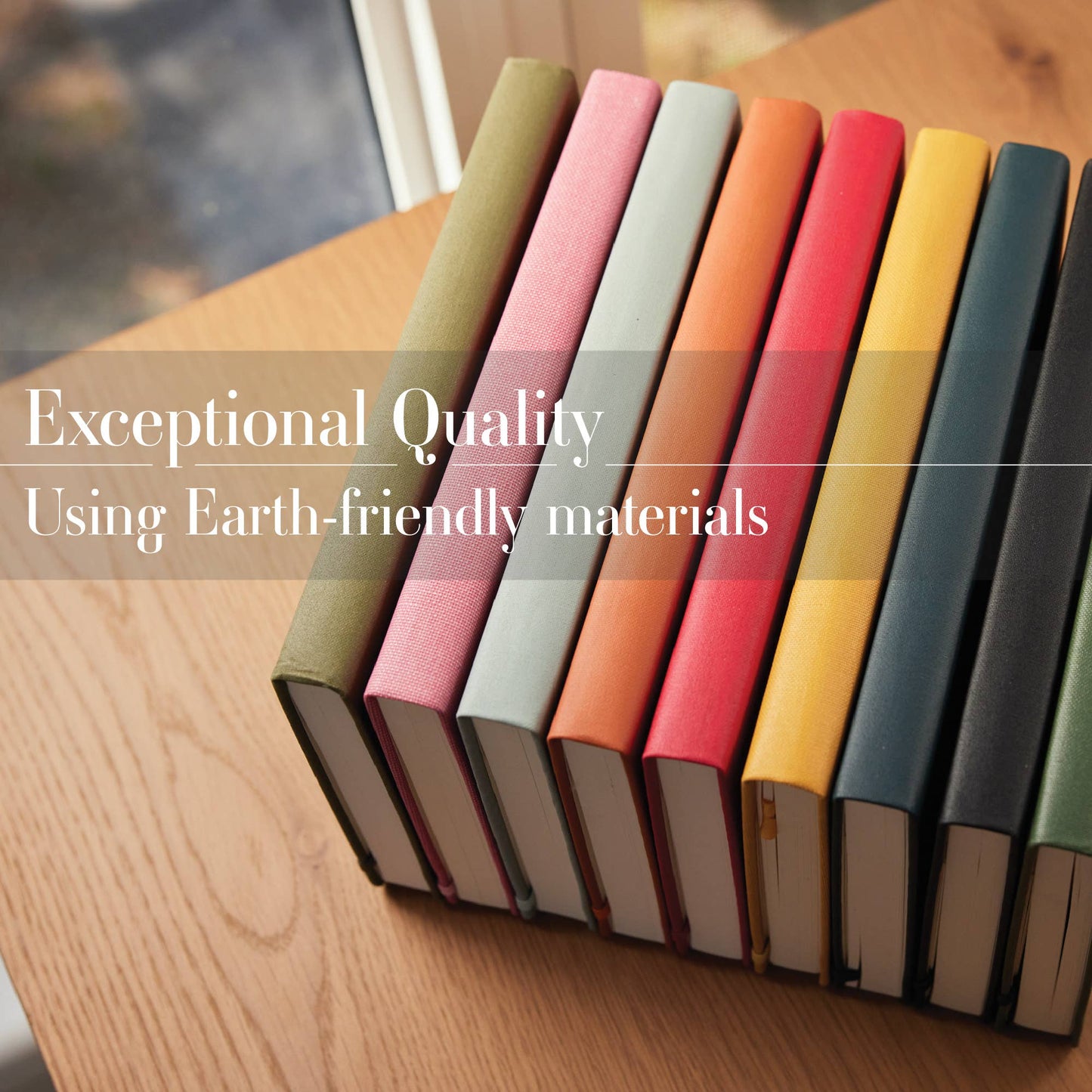 The Daily Planner - Hardcover with Library Buckram Cover
