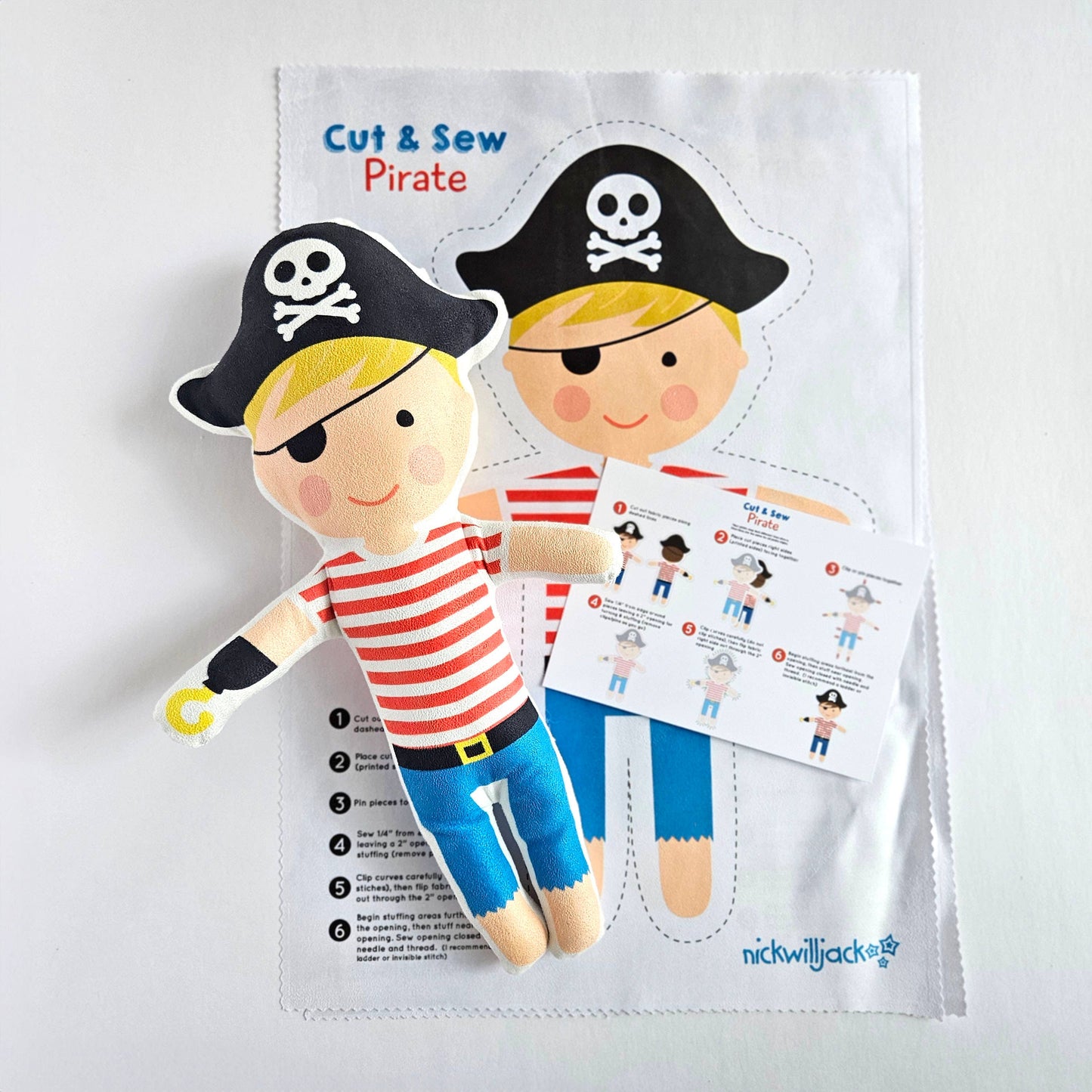 Sew Your Own Pirate Doll