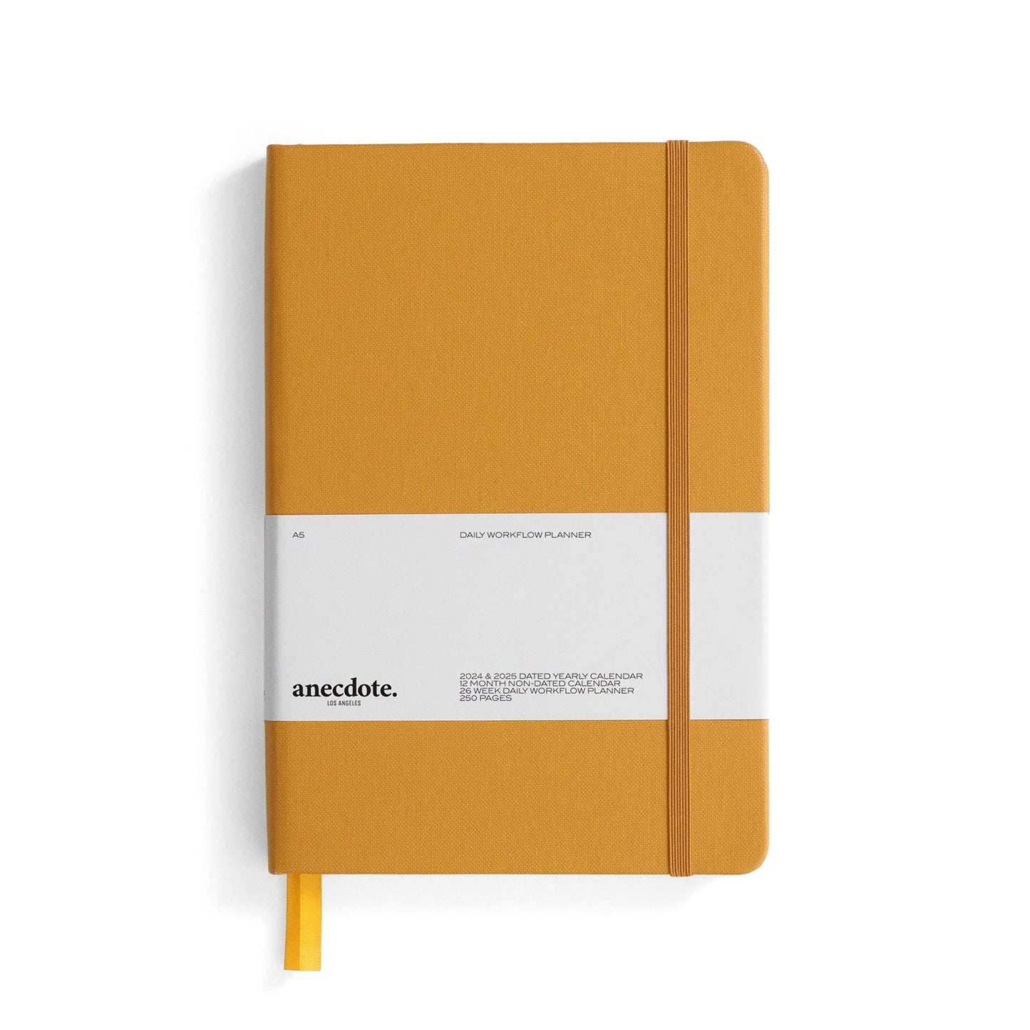 The Daily Planner - Hardcover with Library Buckram Cover