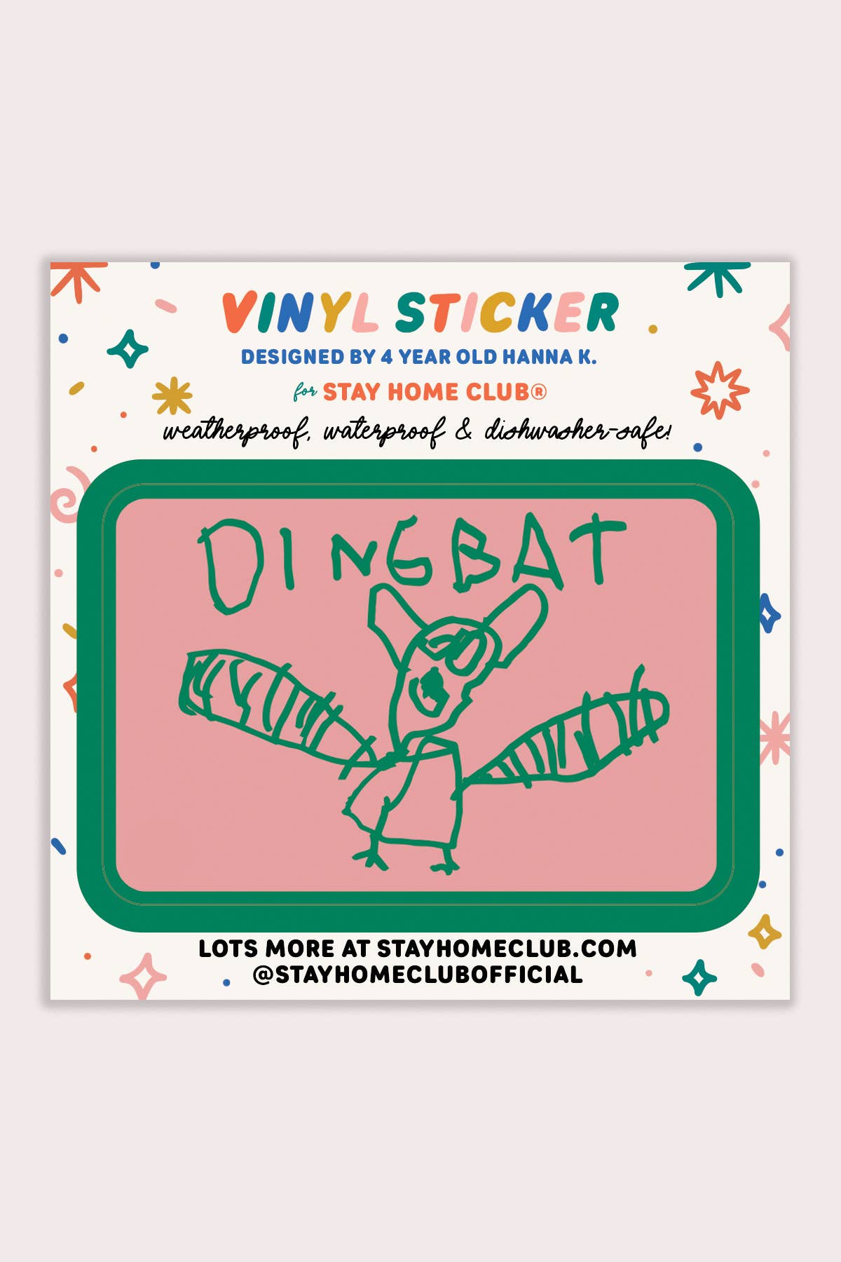 Dingbat Vinyl Sticker