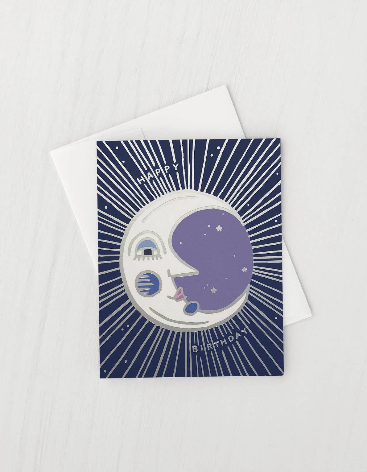 Birthday Greeting Card | Moon