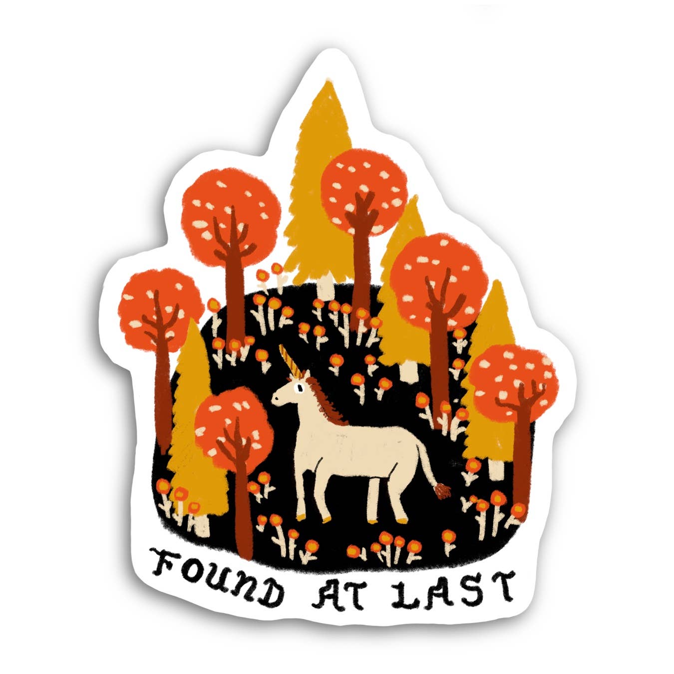 FOUND AT LAST Sticker