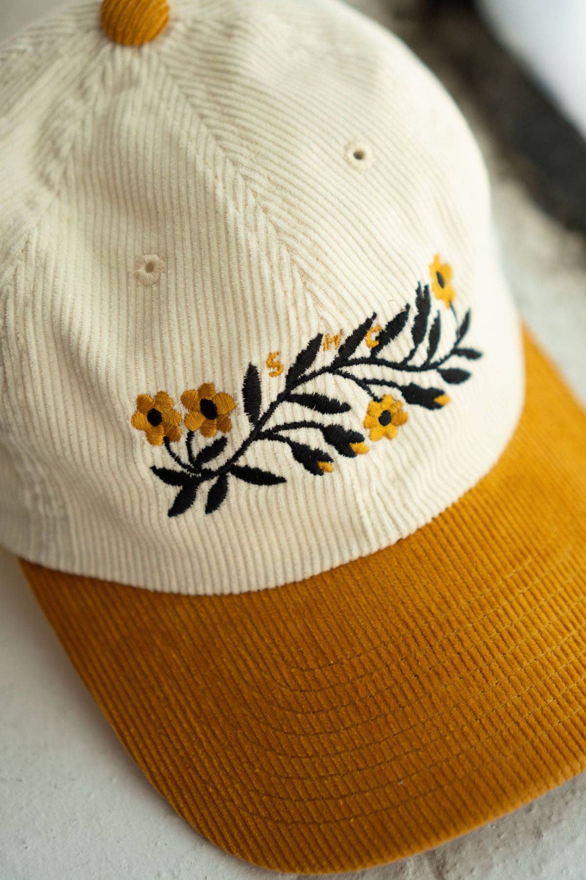 Garland Two-Tone Corduroy Dad Hat | Embroidered Cord Hat