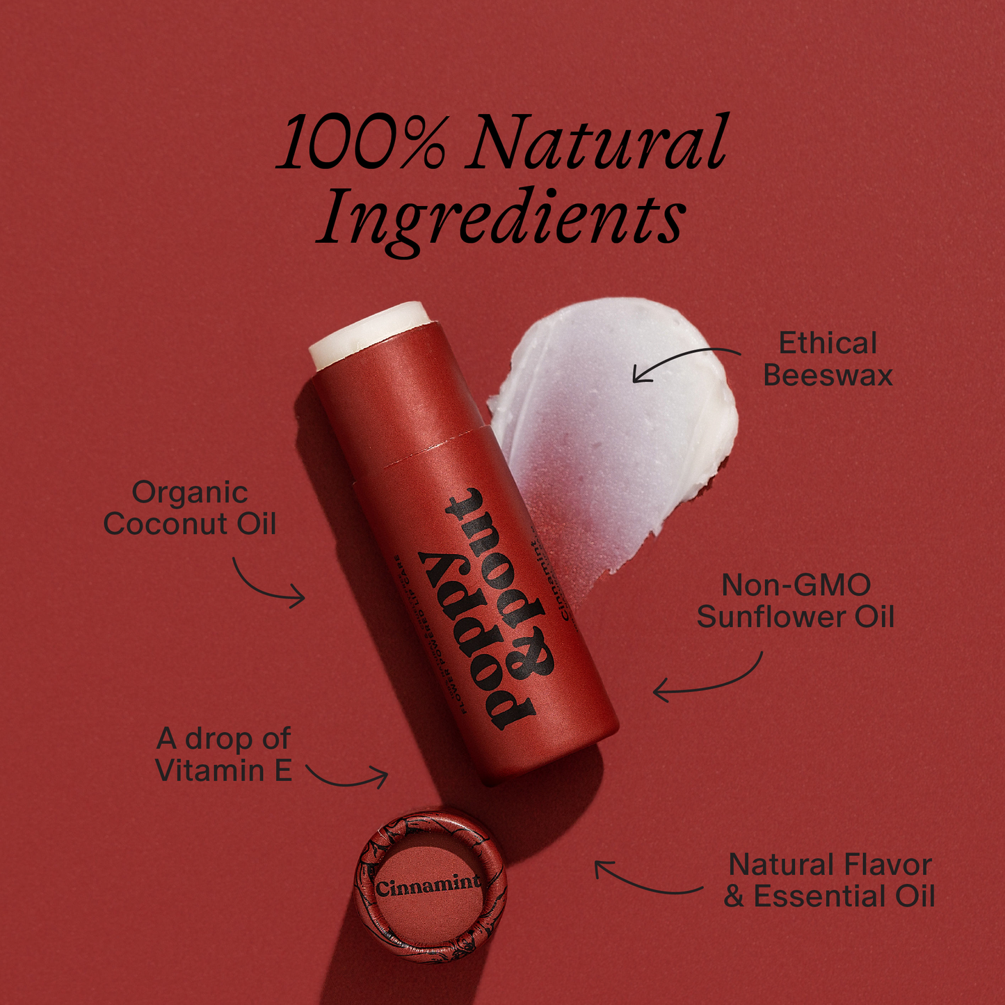 Poppy & Pout Lip Balm Cinnamint