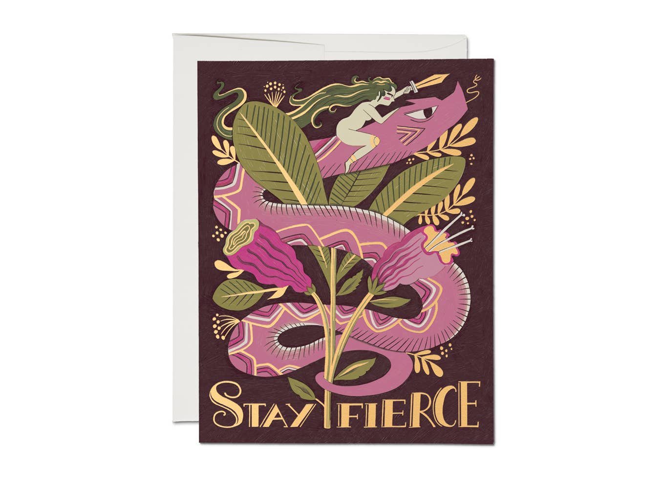 Stay Fierce Greeting Card