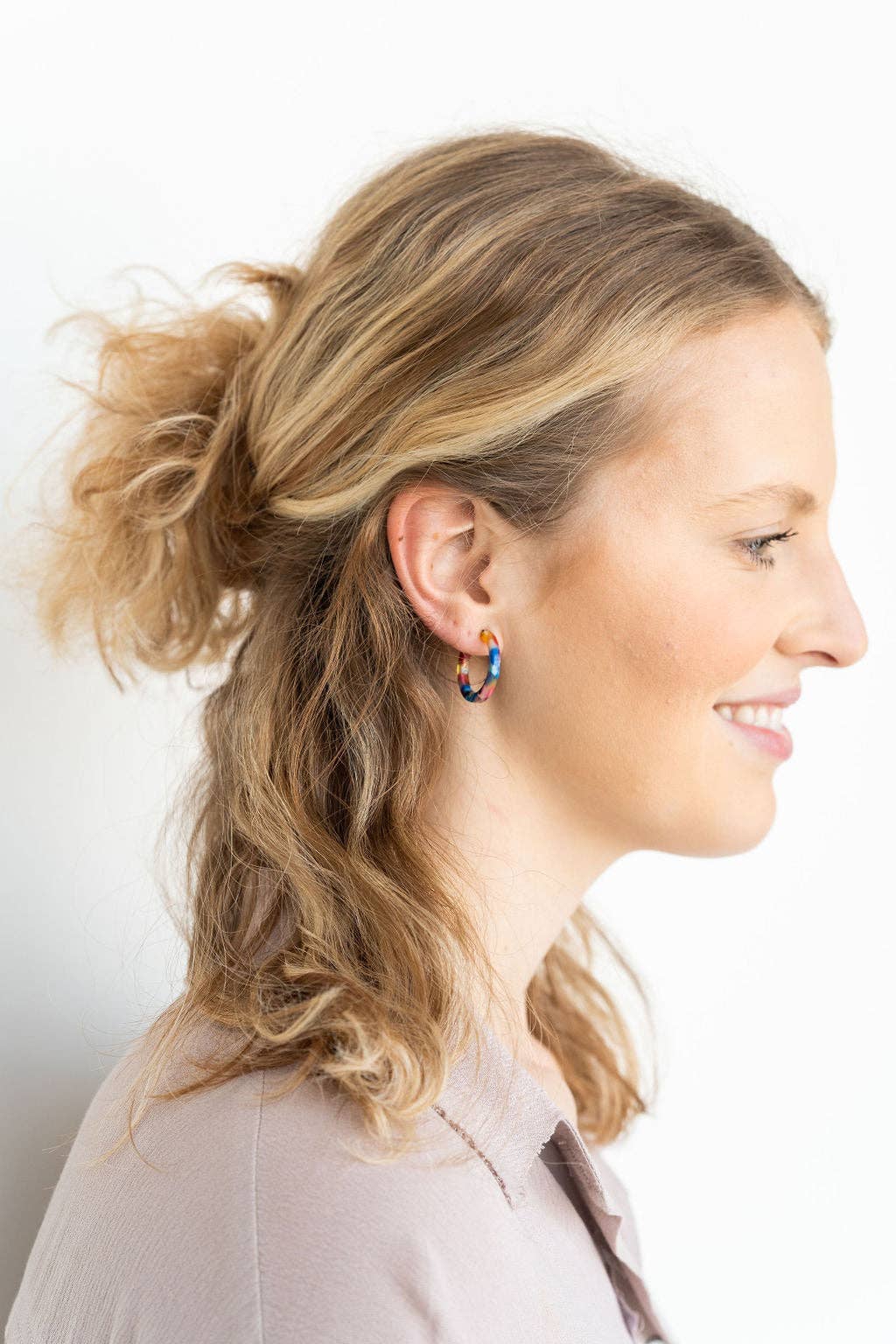 Cam Mini Hoop Earrings