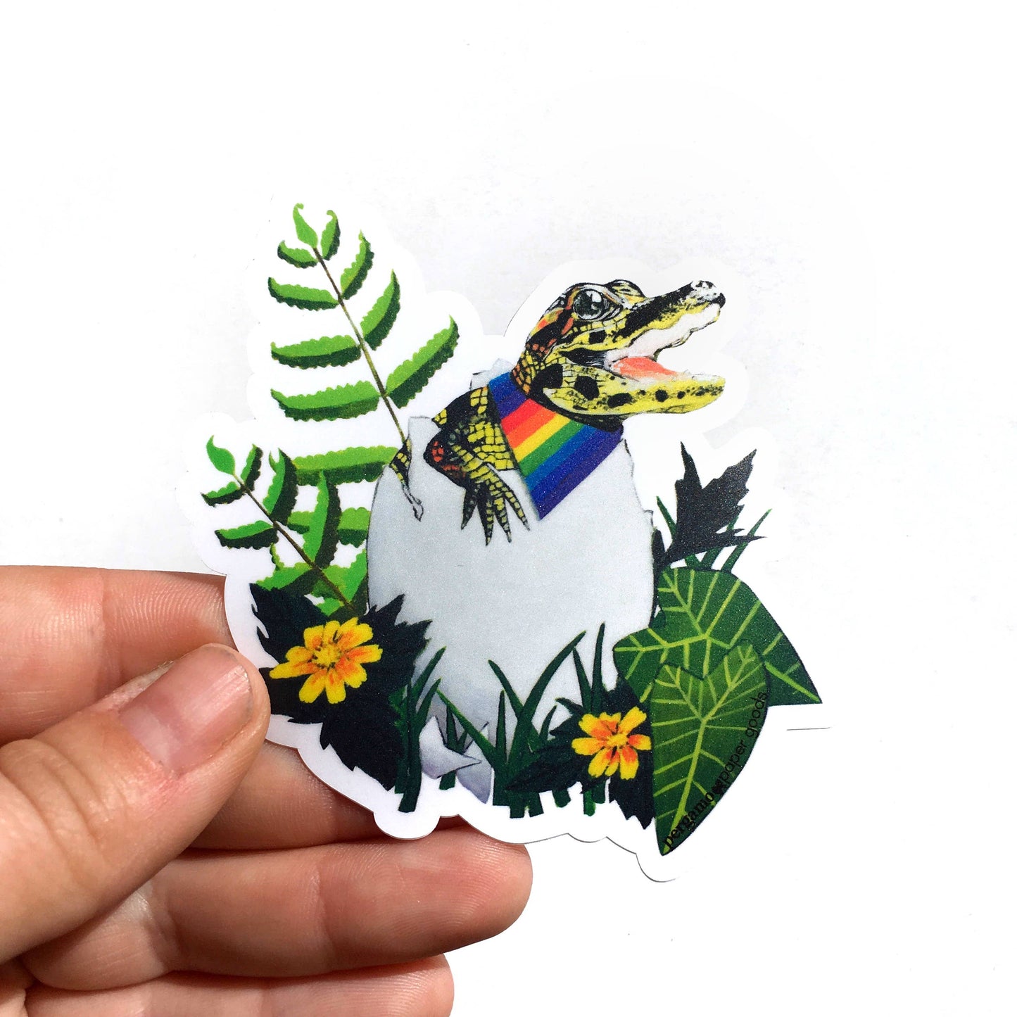 Gay Pride Alligator Sticker LGBTQ+
