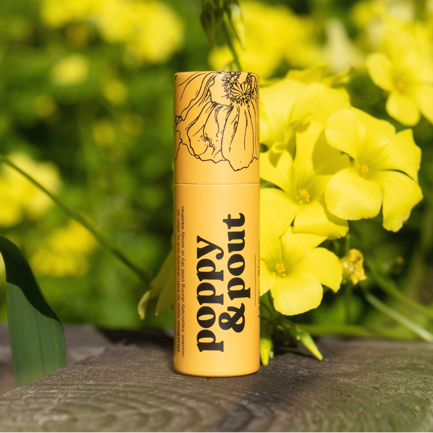 Poppy & Pout Lip Balm Lemon Bloom