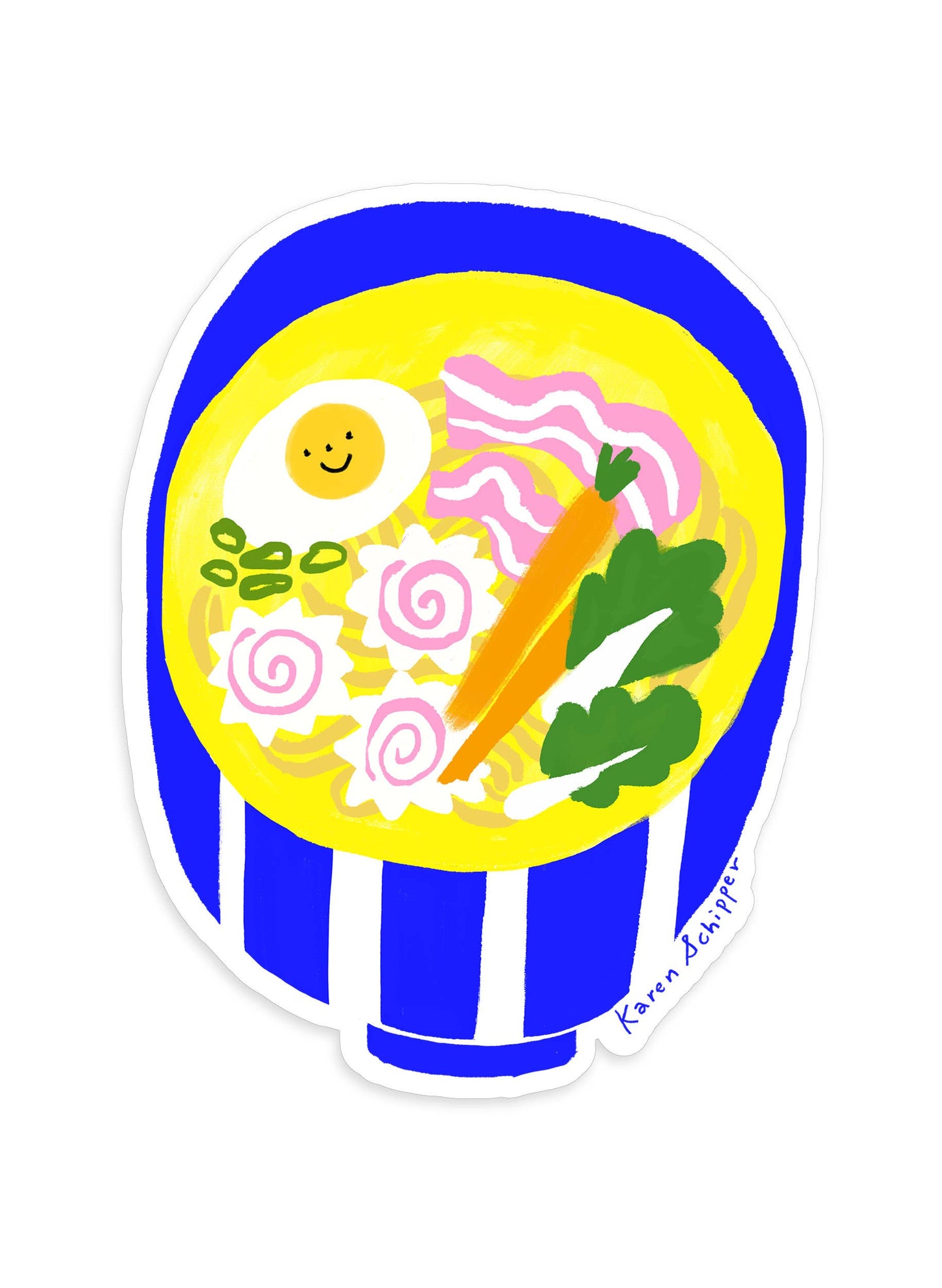 Ramen Sticker - Colorful Ramen Food Sticker