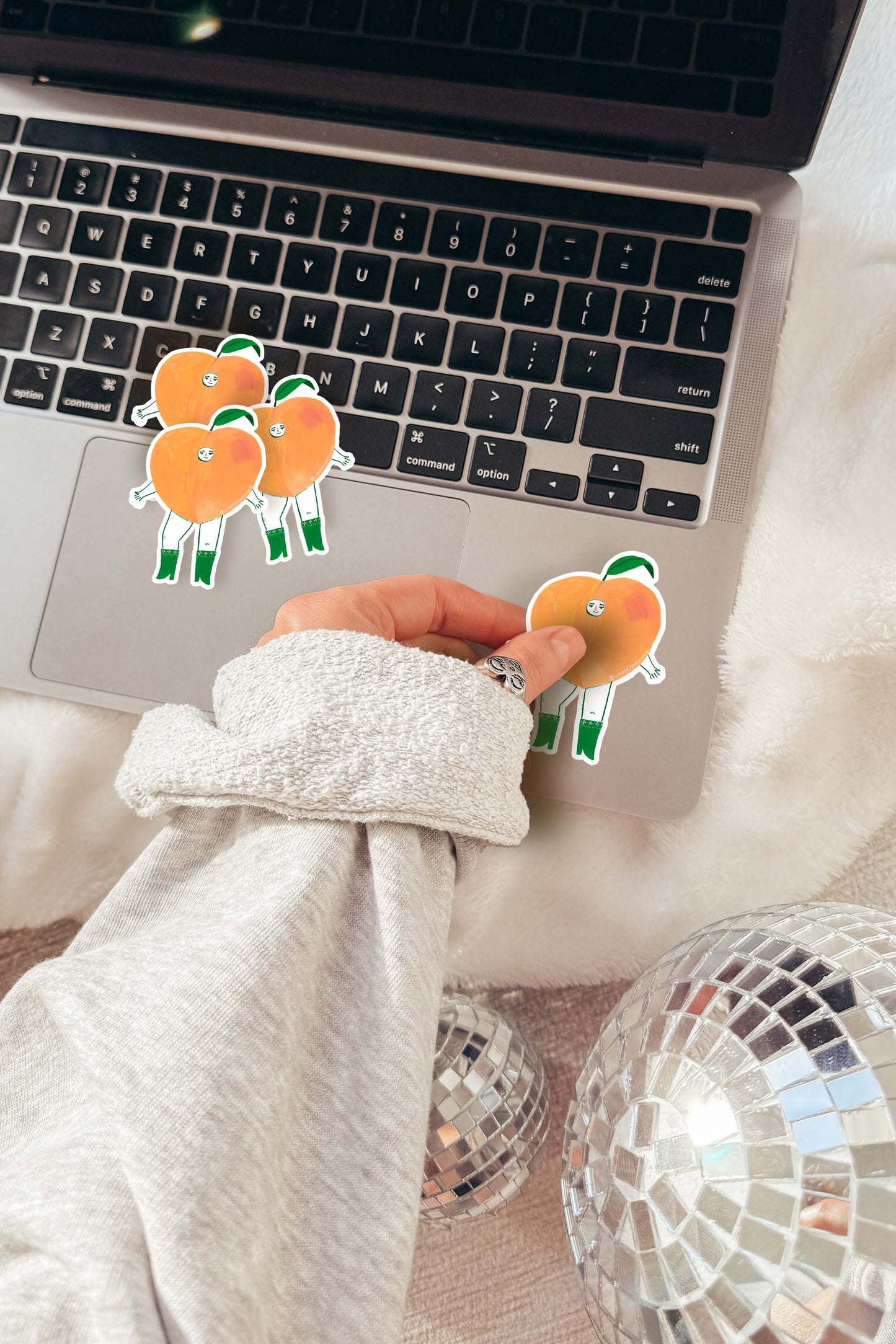 Pepper Peach Sticker