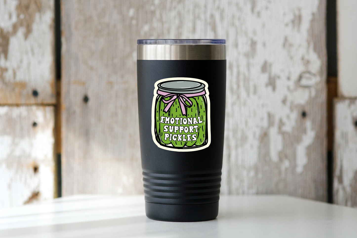 Emotional Support Pickles Sticker