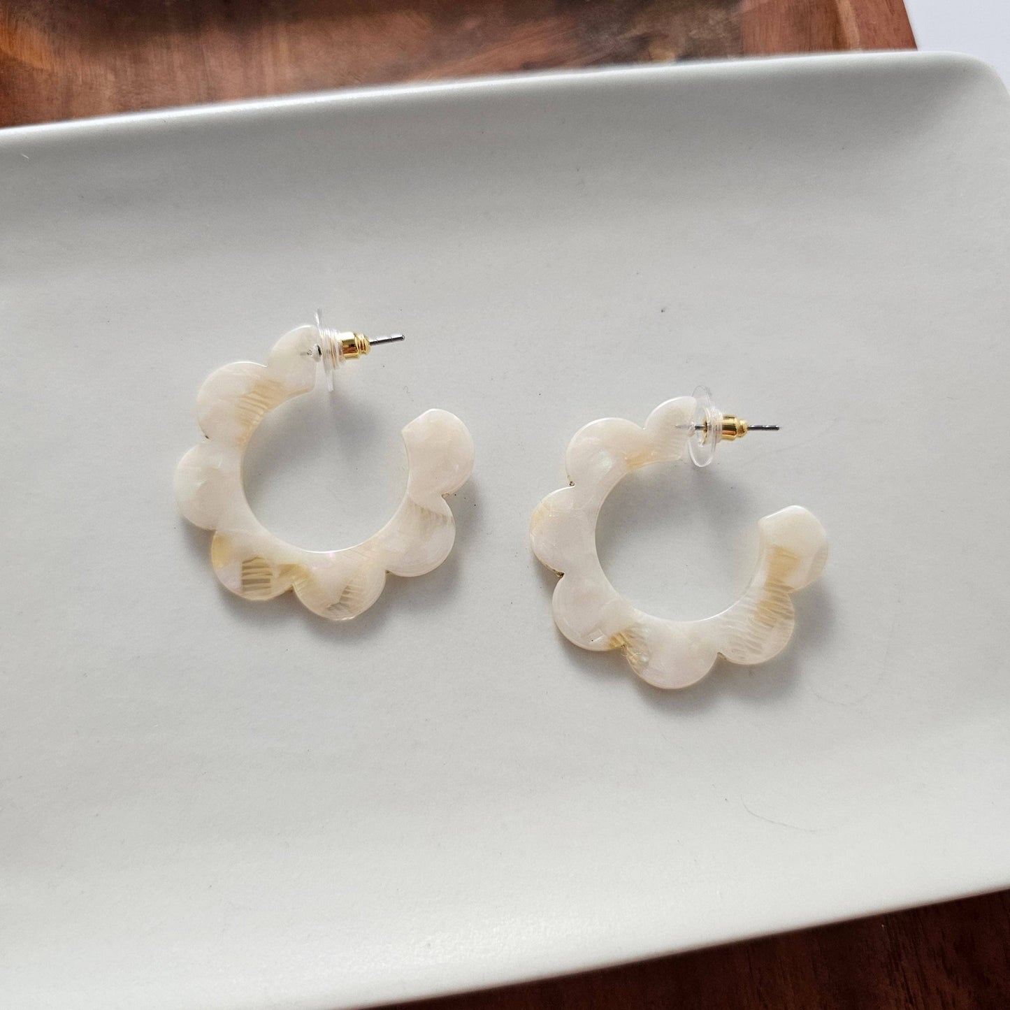 Flora Hoop Earrings