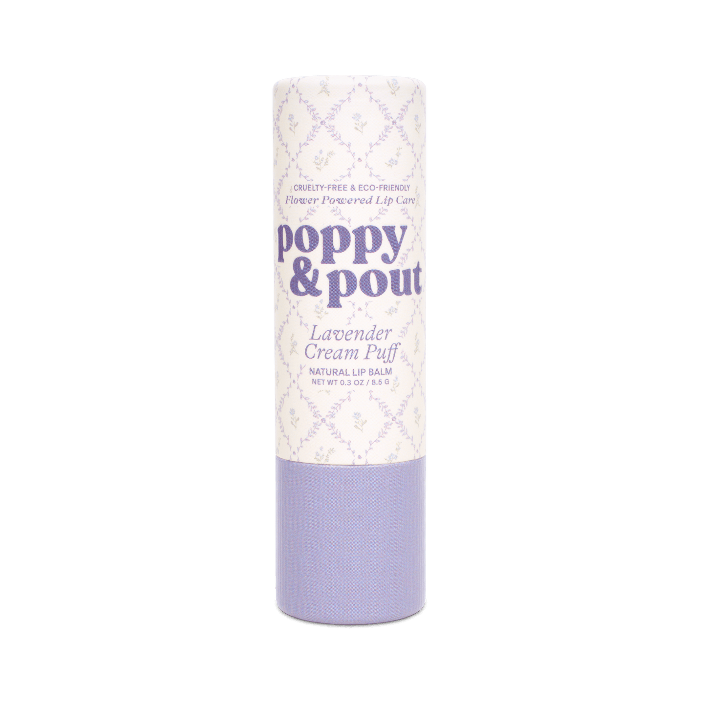 Poppy & Pout Lip Balm Lavender Cream Puff