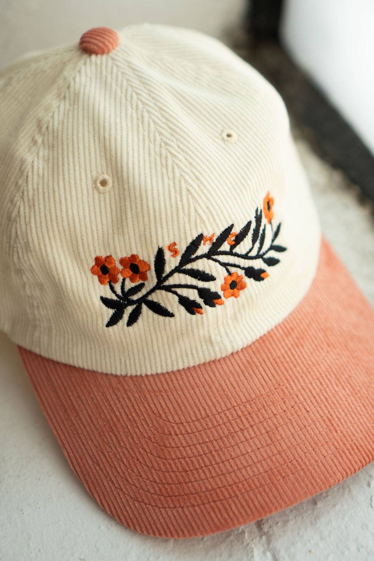 Garland Two-Tone Corduroy Dad Hat | Embroidered Cord Hat