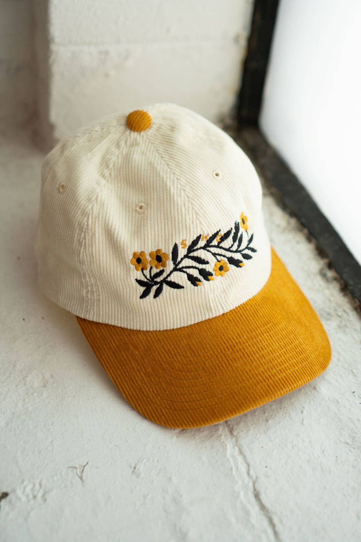 Garland Two-Tone Corduroy Dad Hat | Embroidered Cord Hat