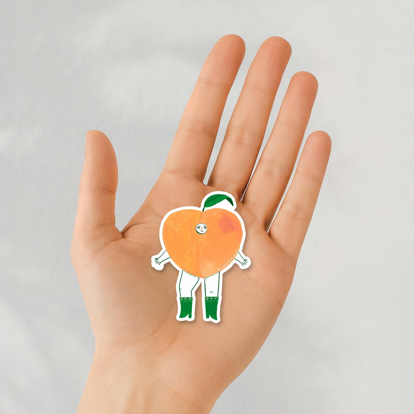 Pepper Peach Sticker