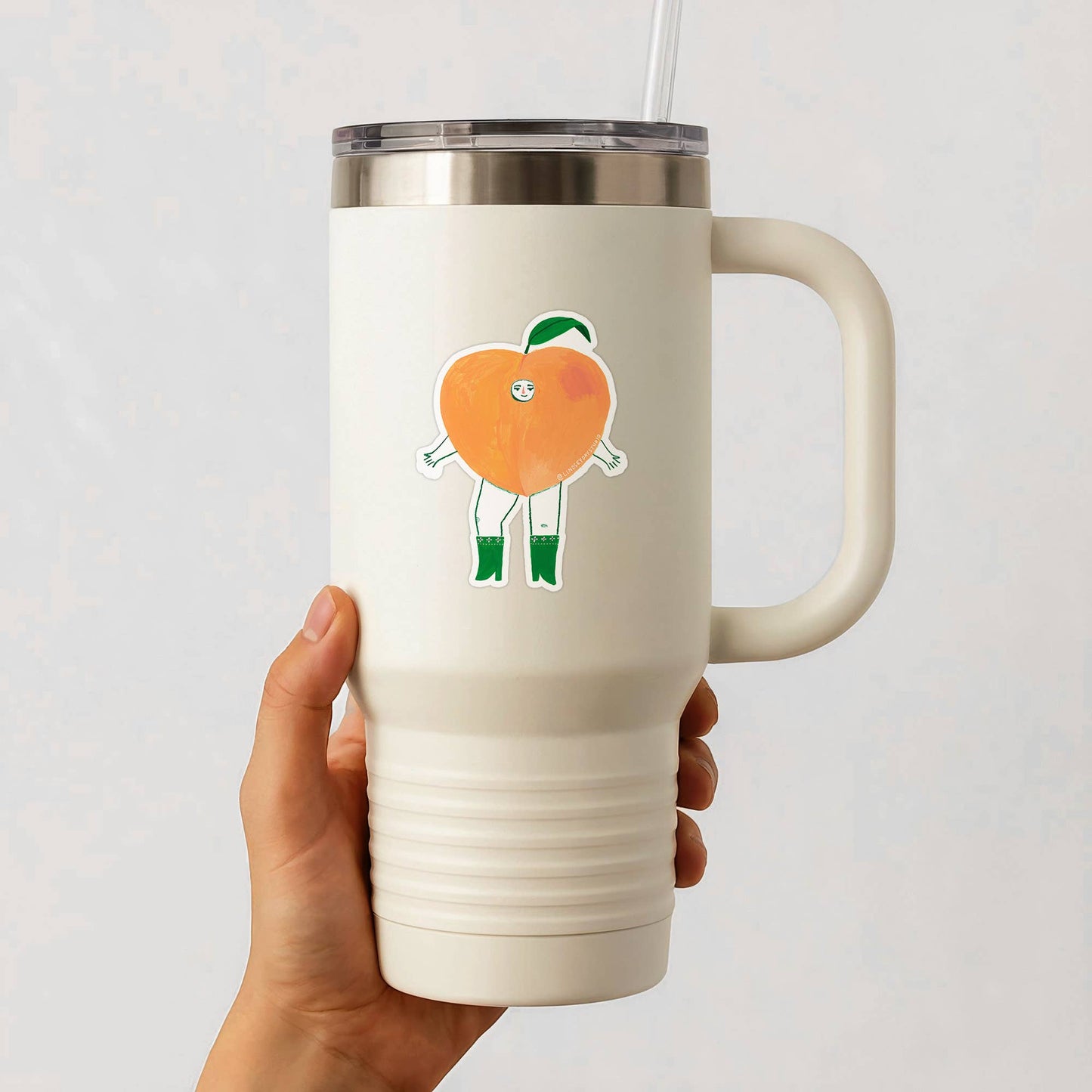 Pepper Peach Sticker