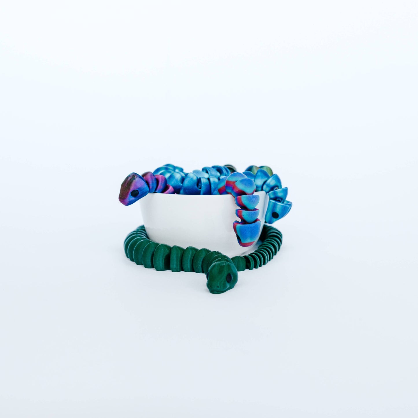 Mini 3D Printed Snakes – Assorted Colors