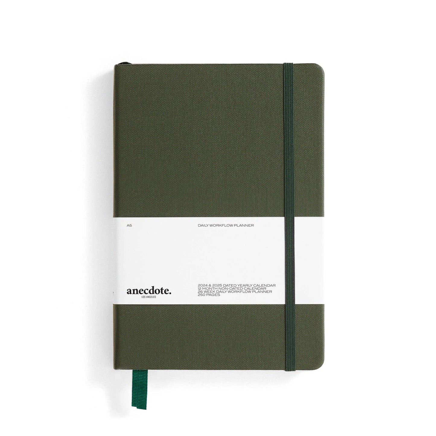 The Daily Planner - Hardcover with Library Buckram Cover