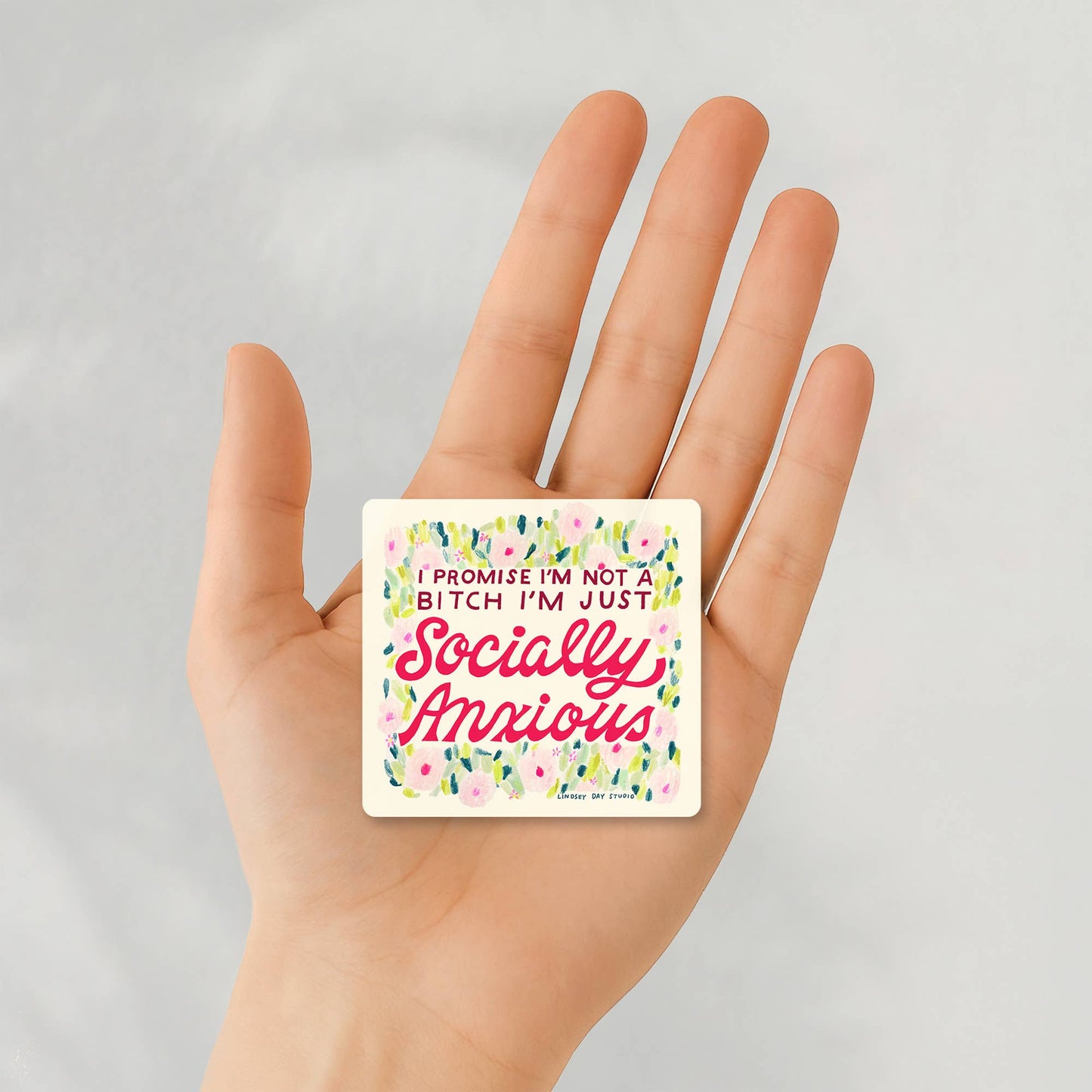 Socially Anxious Sticker