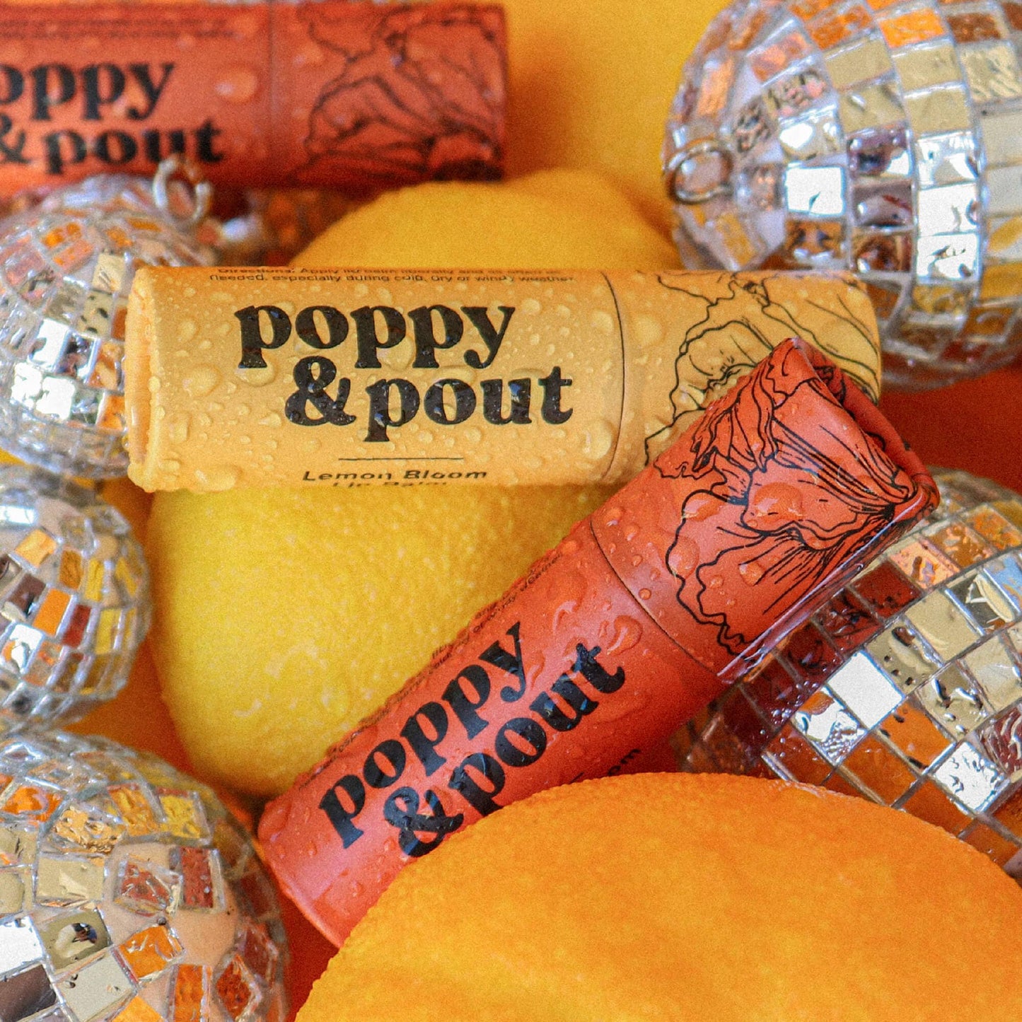 Poppy & Pout Lip Balm Lemon Bloom