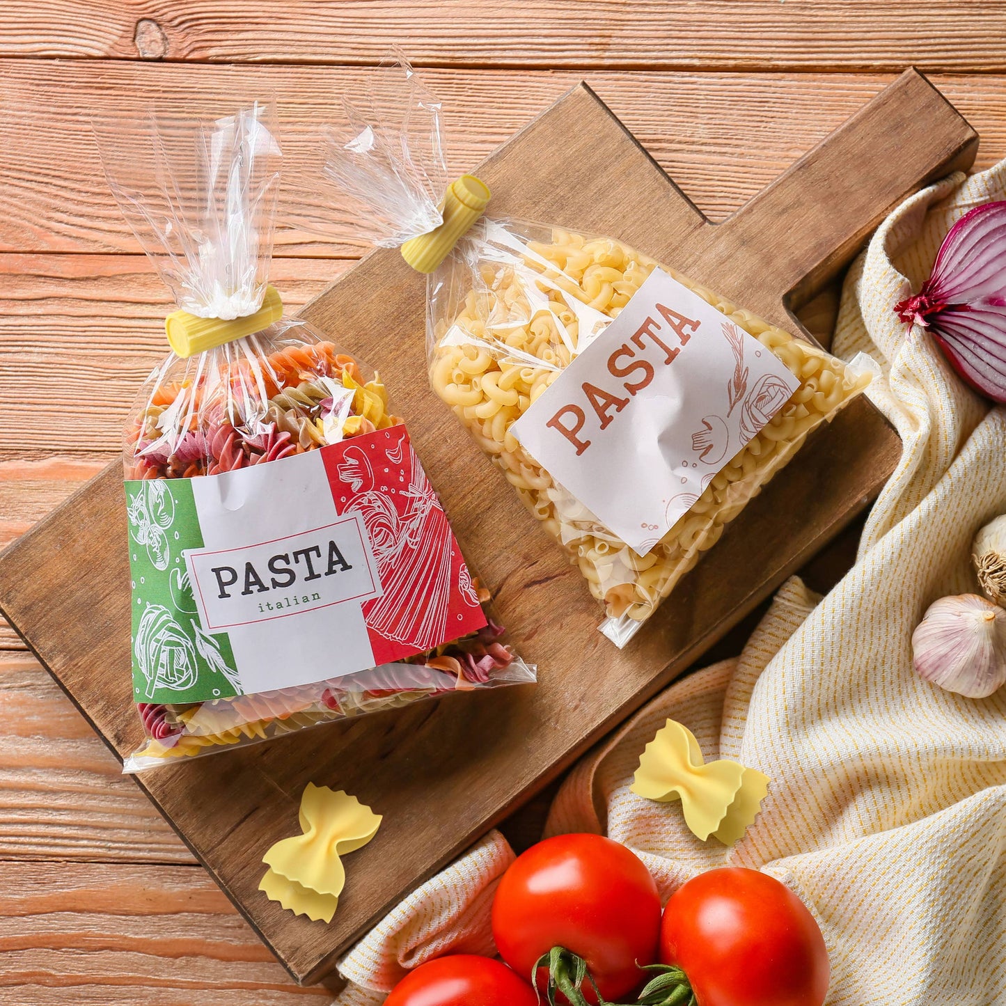 SNACKARONI - Pasta Bag Clips - Set of 4