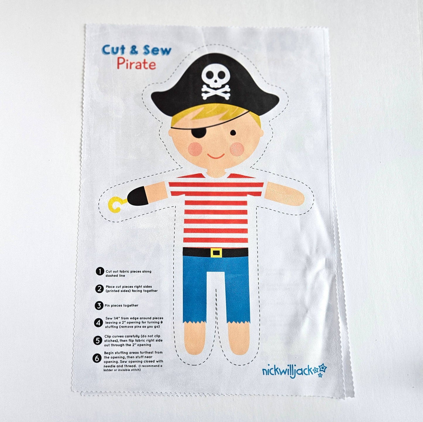 Sew Your Own Pirate Doll