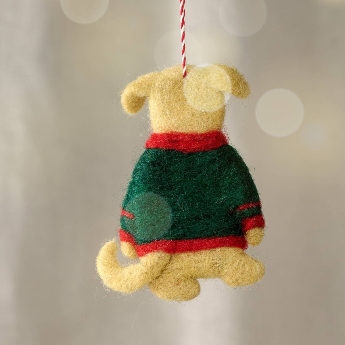 Tyana Ugly Sweater Dog Ornament