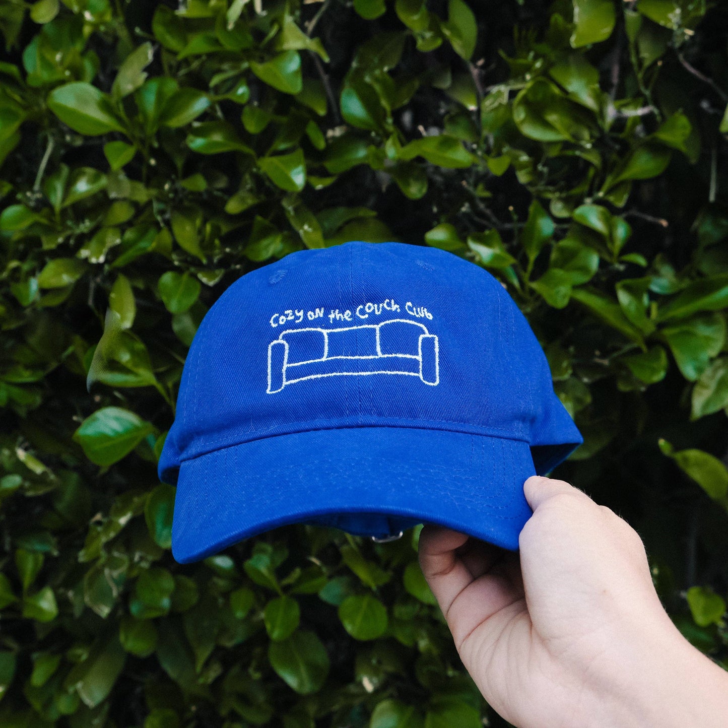 Cozy on the Couch Club Embroidered Hat