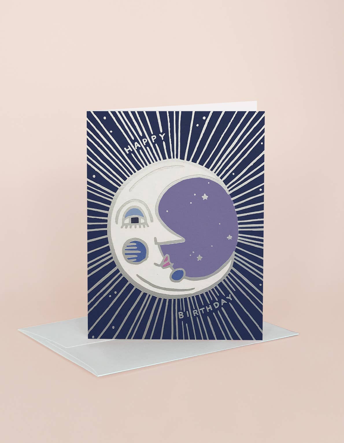 Birthday Greeting Card | Moon