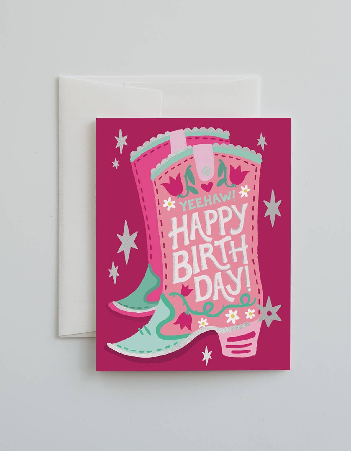 Birthday Greeting Card | Cowgirl Boot
