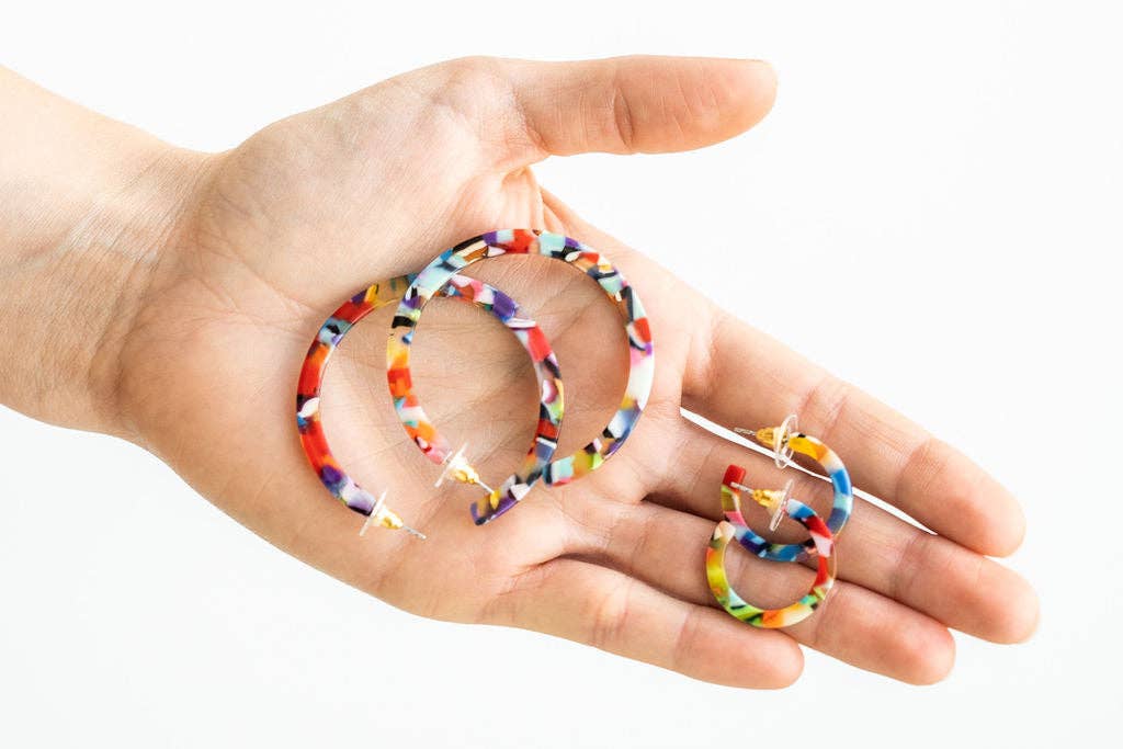 Cam Mini Hoop Earrings