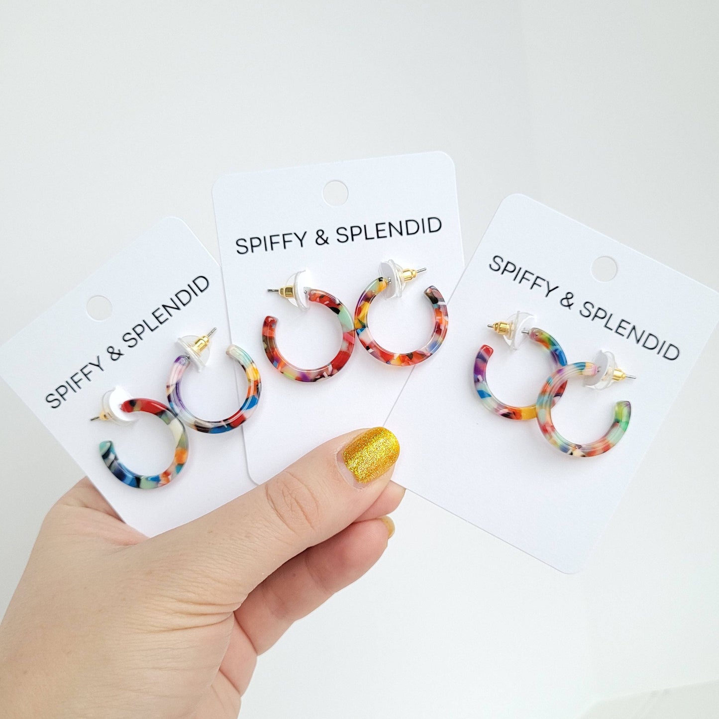 Cam Mini Hoop Earrings