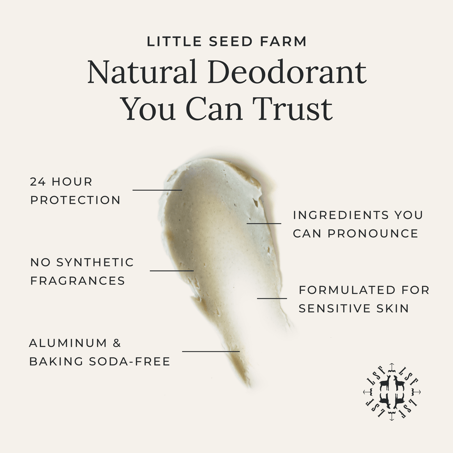 Vanilla Honey Deodorant Cream