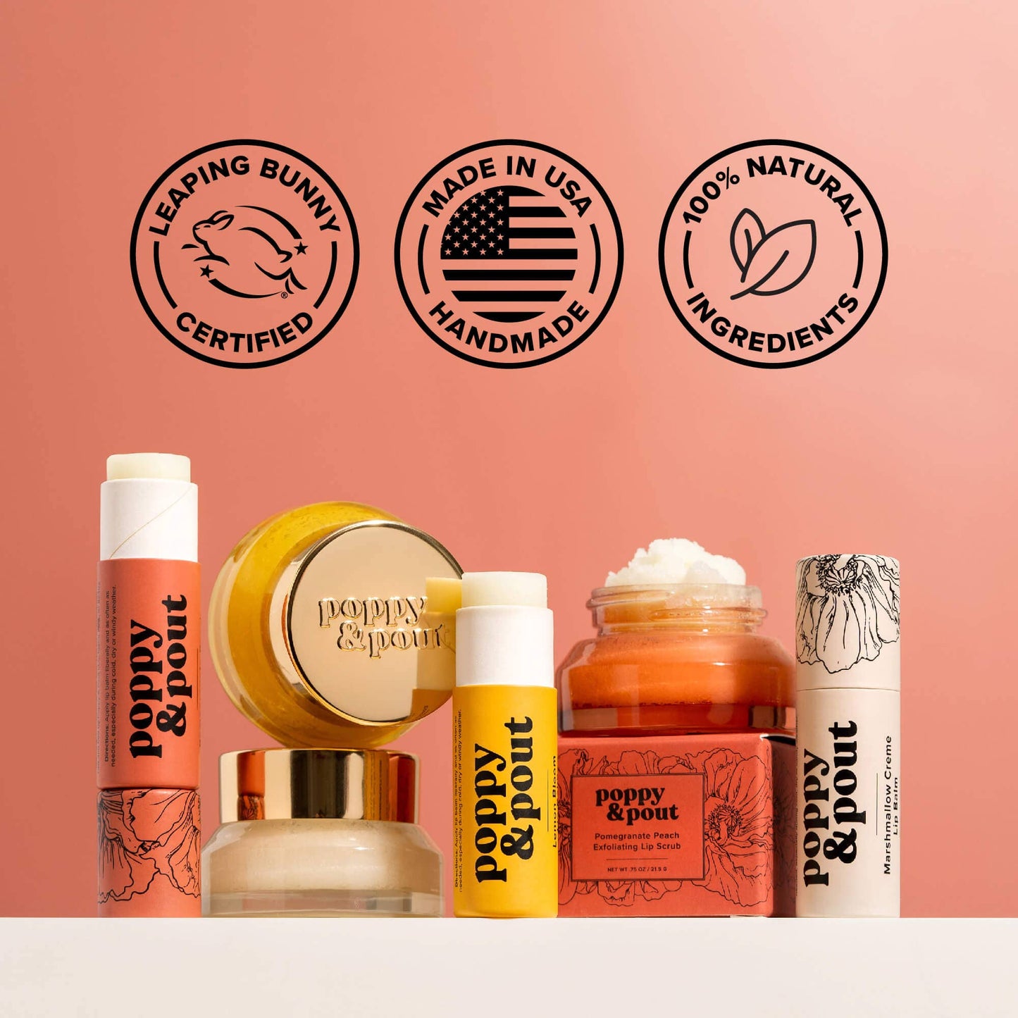 Poppy & Pout Lip Balm Lemon Bloom