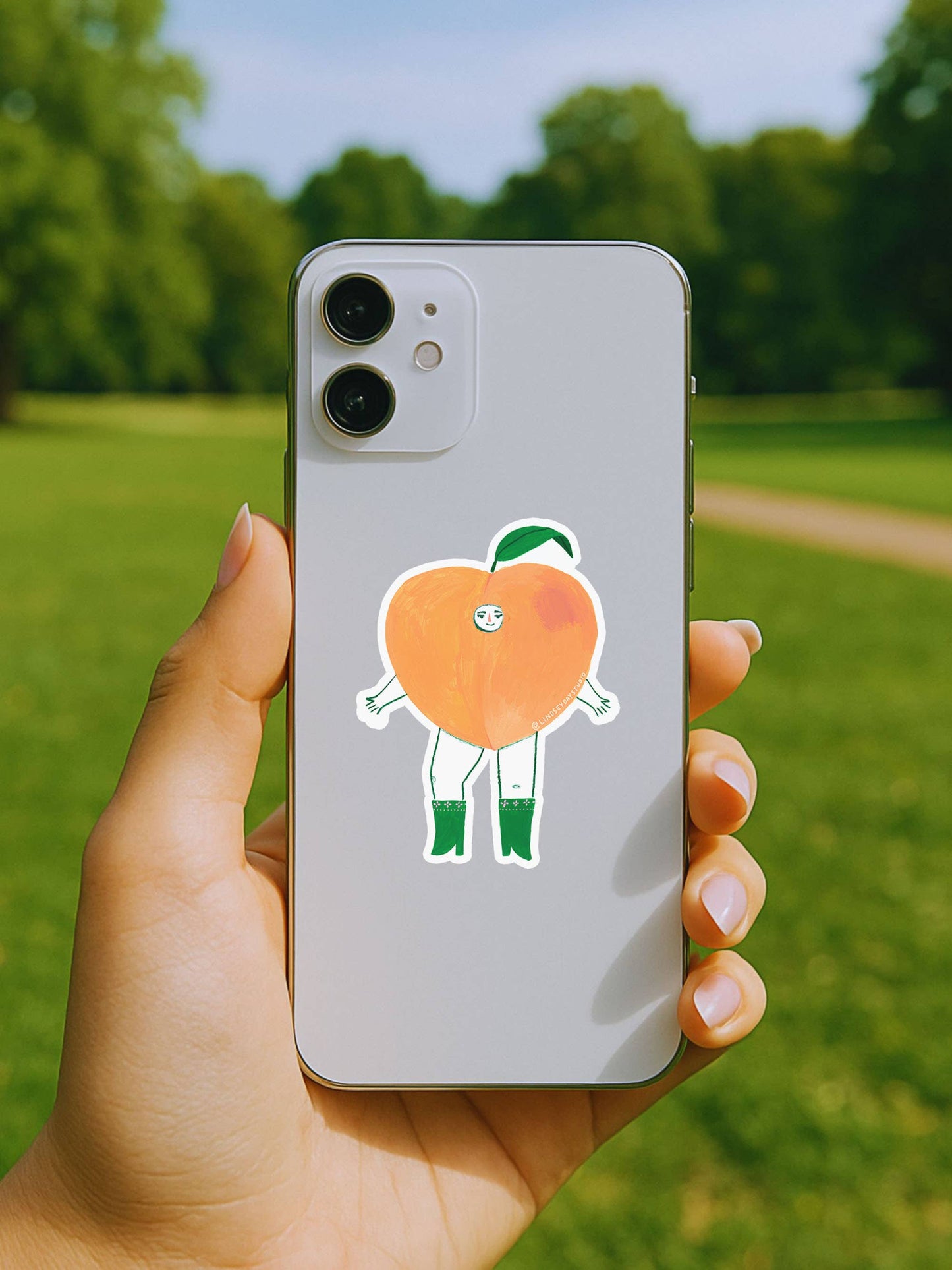 Pepper Peach Sticker