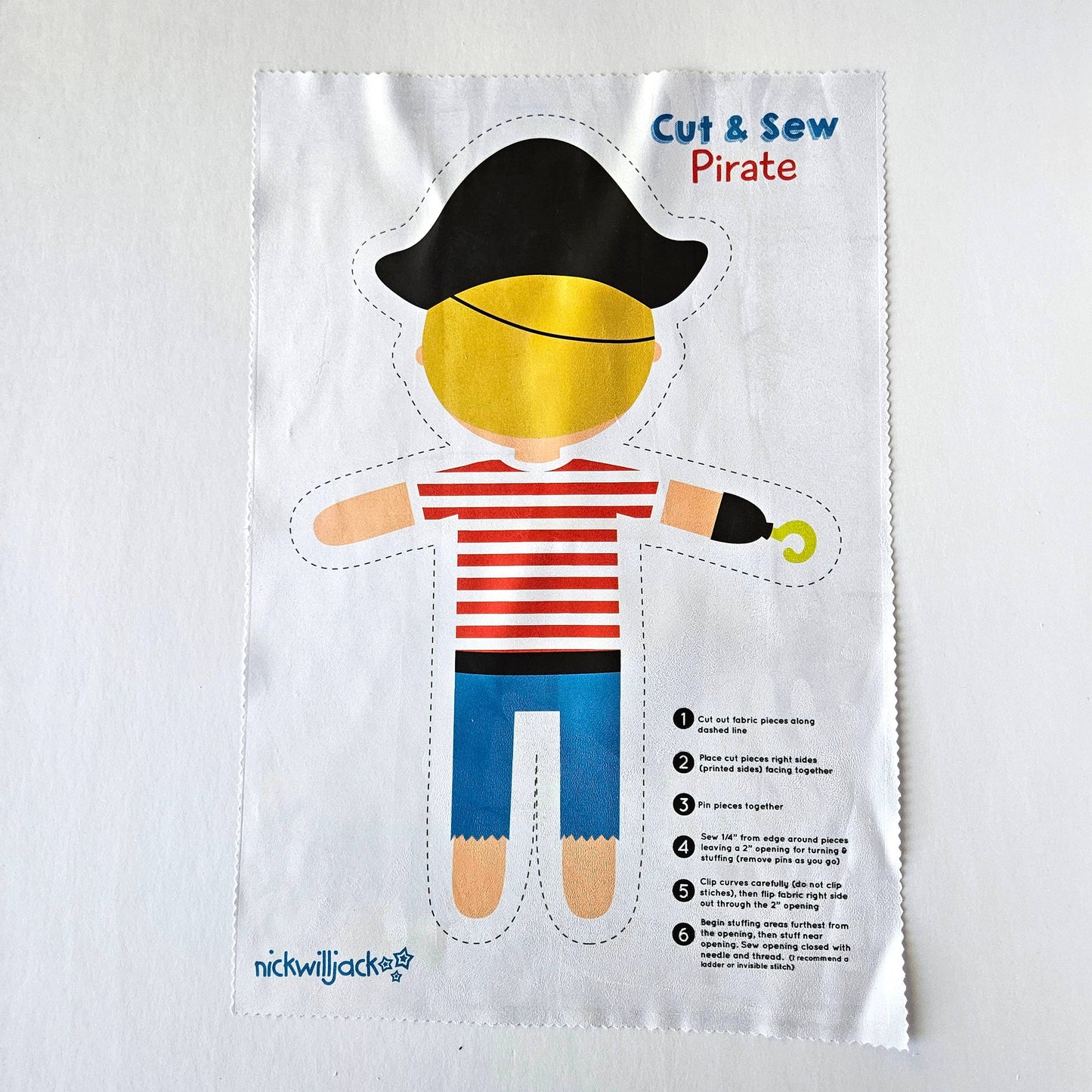 Sew Your Own Pirate Doll
