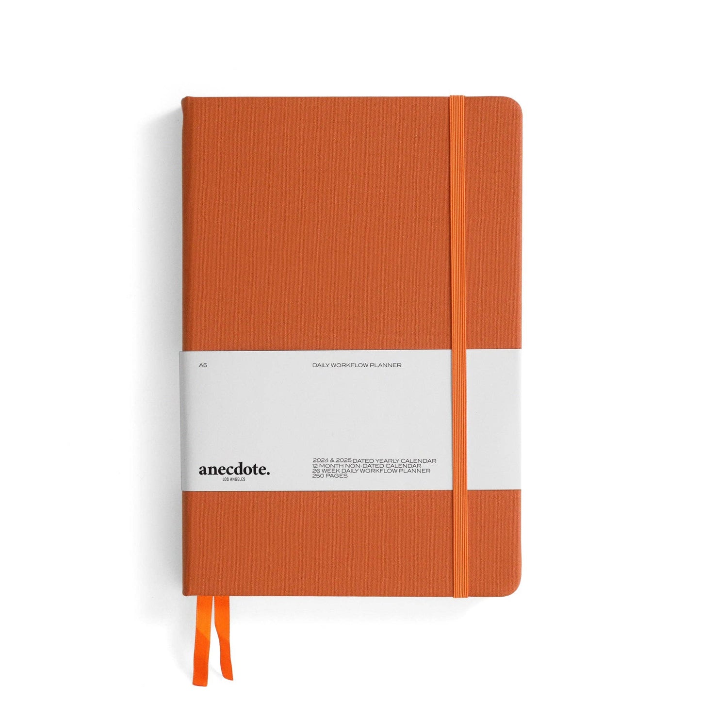 The Daily Planner - Hardcover with Library Buckram Cover