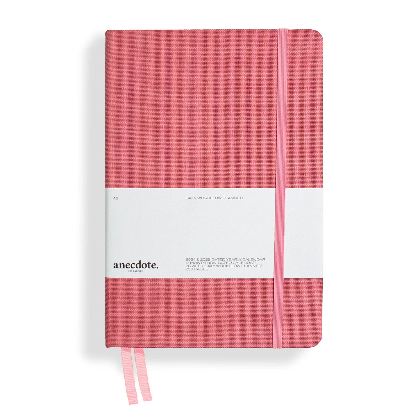The Daily Planner - Hardcover with Library Buckram Cover