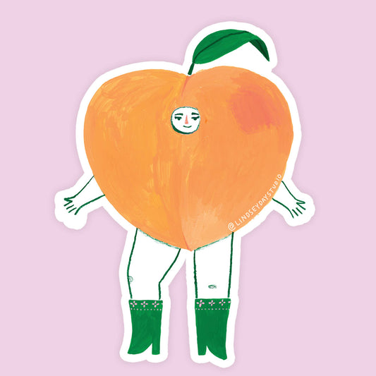 Pepper Peach Sticker