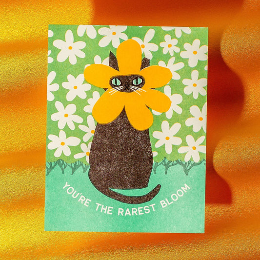 Rarest Bloom - Risograph Card