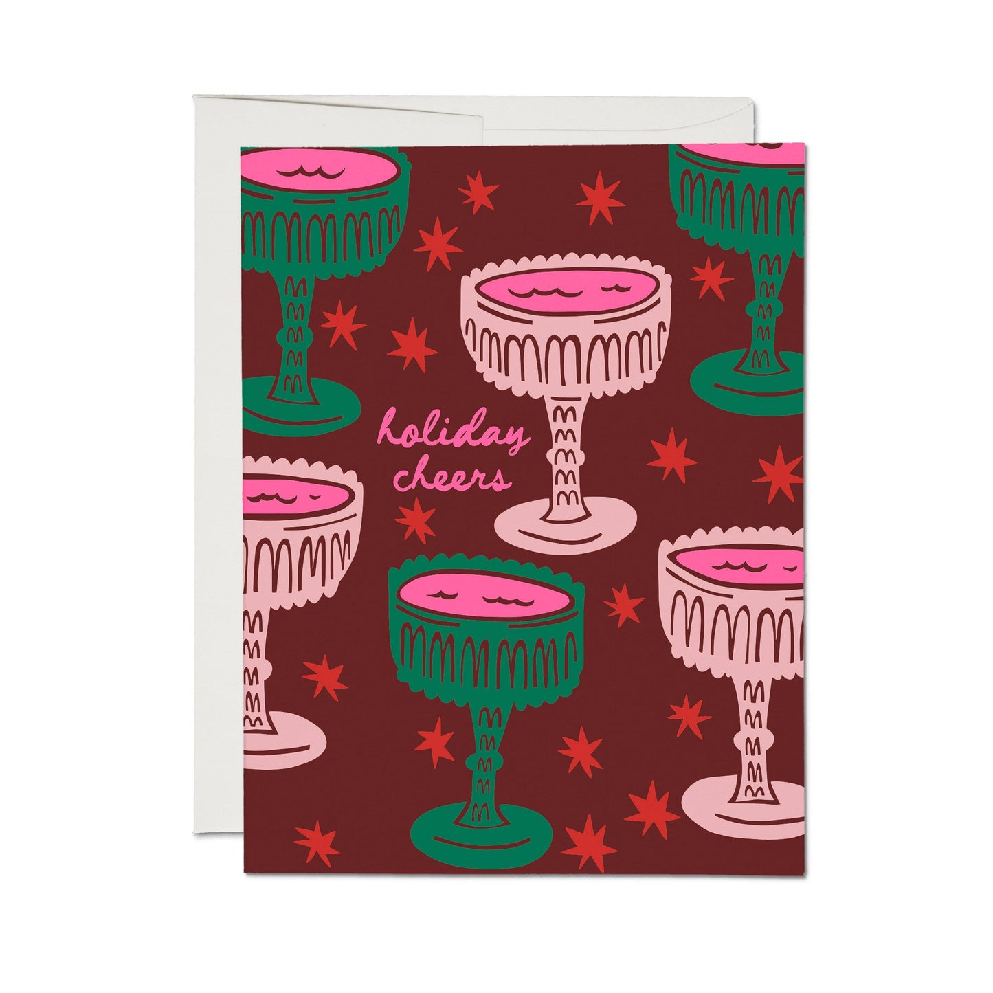 Crystal Cheers Greeting Card