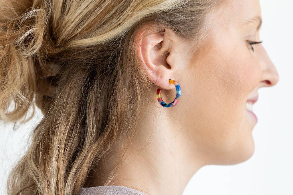 Cam Mini Hoop Earrings