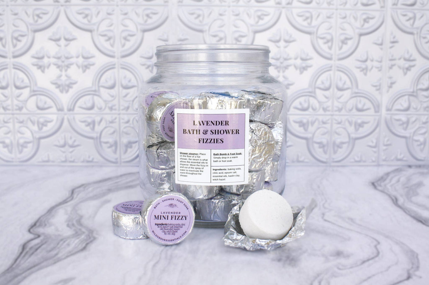 Natural Bath & Shower Fizzies