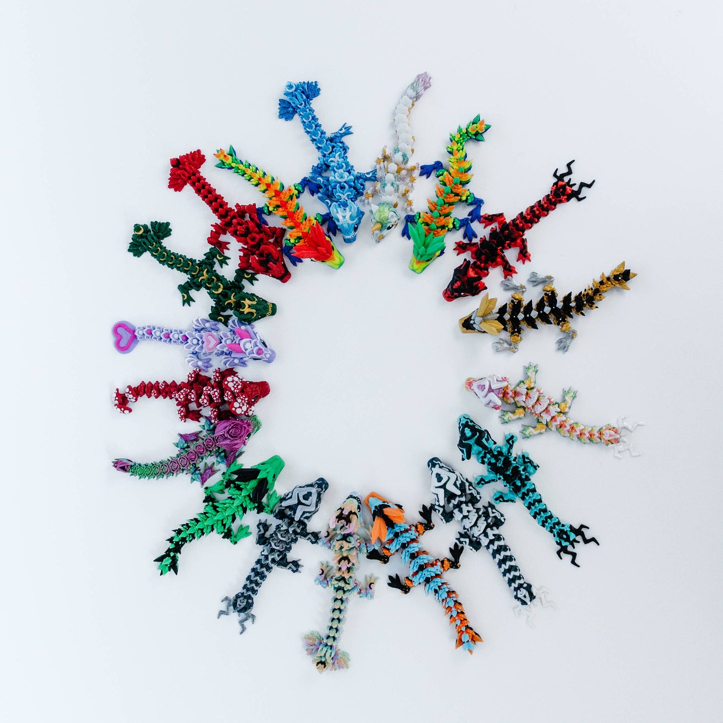 Small 3D Printed Dragons – Assorted Colors