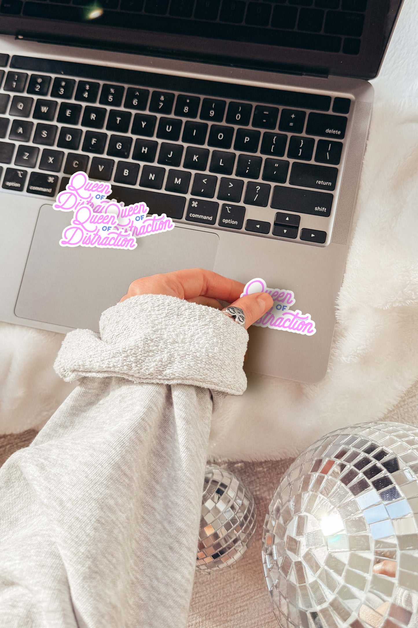 Queen of Distraction Sticker